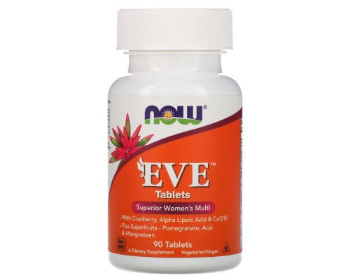 Женские мультивитамины ЭВЕ Now Foods (EVE Tablets) 90 таблеток