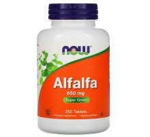 Люцерна Now Foods (Alfalfa) 650 мг 250 таблеток