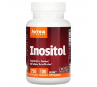 Інозитол, Inositol, Jarrow Formulas, 750 мг, 100 вегетаріанські капсули