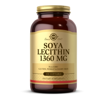 Лецитин неотбеленный Solgar (Lecithin) 1360 мг 100 капсул