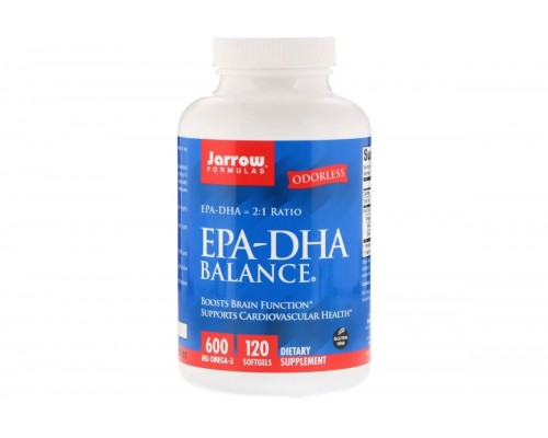 Омега-3 Jarrow Formulas (EPA-DHA Balance) 600 мг 120 капсул Омега-3 Jarrow Formulas (EPA-DHA Balance) 600 мг 120 капсул