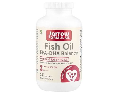 ЭПК-ДГК Jarrow Formulas (EPA-DHA Balance) 240 желатиновых капсул