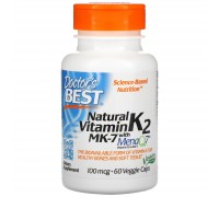 Вітамін К2 МК-7 Doctor's Best (Vitamin K2) 100 мкг 60 капсул