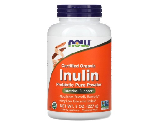 Инулин Now Foods (Inulin Prebiotic Fos Powder) 227 г