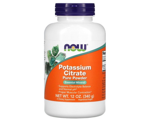 Цитрат калію Now Foods (Pure Potassium Citrate Powder) 340 г