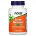 Препарат для печени Now Foods (Liver Refresh ™ with Milk Thistle Extract) 90 вегетарианских капсул