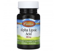 Альфа-липоевая кислота Carlson (Alpha-Lipoic Acid) 300 мг 30 таблеток