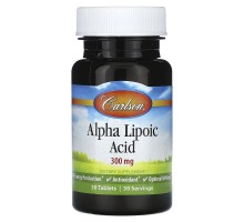 Альфа-липоевая кислота Carlson (Alpha-Lipoic Acid) 300 мг 30 таблеток