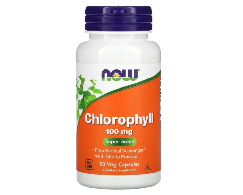 Хлорофіл Now Foods (Chlorophyll) 100 мг 90 капсул