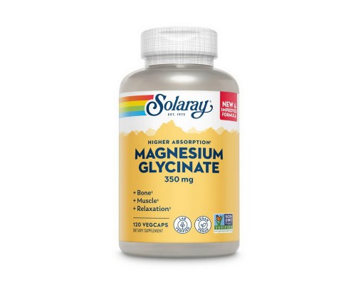 Magnesium Glycinate 350 mg (120 veg caps)