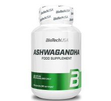 Корень ашваганды BioTechUSA (Ashwagandha) 245 мг 60 капсул