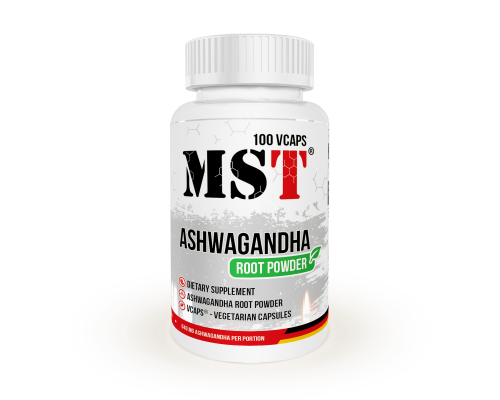 Корень ашваганды MST (Ashwagandha) 100 капсул