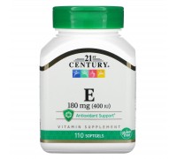 Вітамін E 21st Century (Vitamin E) 180 мг 400 МО 110 м'яких таблеток