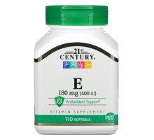 Витамин E 21st Century (Vitamin E) 180 мг 400 МЕ 110 мягких таблеток