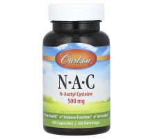 Carlson, N-A-C, 500 mg, 60 Capsules