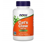 Кошачий коготь Now Foods (Cat`s Claw) 500 мг 100 растительных капсул