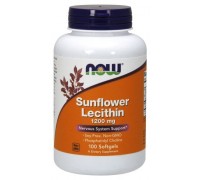 Лецитин Now Foods (Sunflower Lecithin) 1200 мг 100 капсул