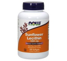 Лецитин Now Foods (Sunflower Lecithin) 1200 мг 100 капсул