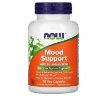 Витамины для поддержки нервной системы и хорошего настроения Now Foods (Mood Support with Saint John's Wort) 90 вегетарианских капсул