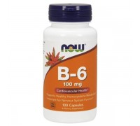 Вітамін В6 Now Foods (Vitamin B6) 100 мг 100 капсул