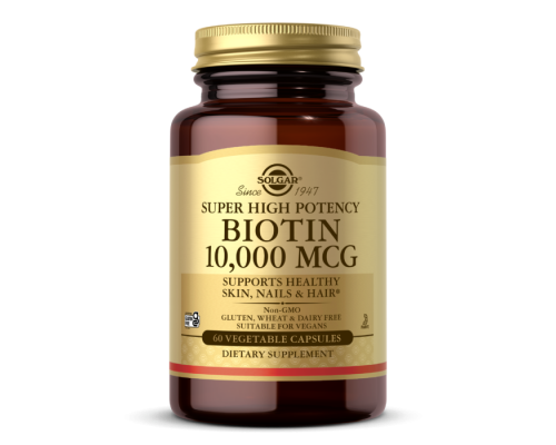 Біотин Solgar (Biotin) 10000 мкг 60 капсул