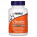 Тирозин Now Foods (L-Tyrosine) 750 мг 90 вегетарианских капсул