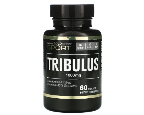 Трибулус Каліфорнія Gold Nutrition (Tribulus) 1000 мг 60 таблеток.