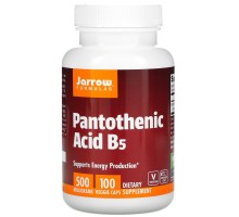 Пантотенова кислота, вітамін В5 Jarrow Formulas (Pantothenic acid B5) 500 мг 100 капсул