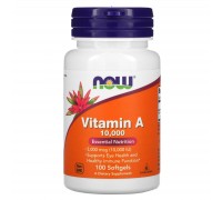 Витамин А Now Foods (Vitamin A) 10000 МЕ 100 капсул