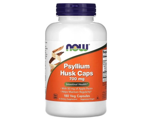 Лушпиння подорожника Now Foods (Psyllium Husk) 700 мг 180 капсул