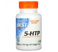 5-гідрокситриптофан, 5-HTP, Doctor's Best, 100 мг, 60 вегетаріанських капсул