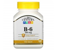 Витамин B6 21st Century (Vitamin B6) 110 таблеток