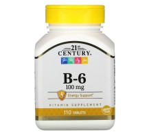 Витамин B6 21st Century (Vitamin B6) 110 таблеток