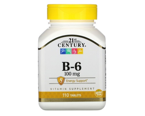 Витамин B6 21st Century (Vitamin B6) 110 таблеток