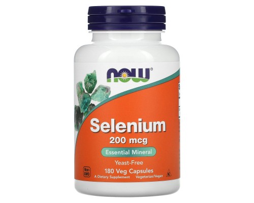 Селен Now Foods (Selenium) 200 мкг 180 капсул