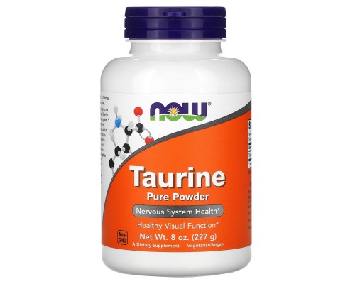 Таурін Now Foods (Taurine Pure Powder) 1000 мг 227 г