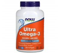 Омега-3 500 ЕПК / 250 ДГК New Foods (Ultra Omega-3 Cardiovascular Support 550 EPA/250 DHA) 180 желатинових капсул