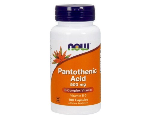 Пантотеновая кислота Now Foods (Pantothenic Acid) 500 мг 100 капсул