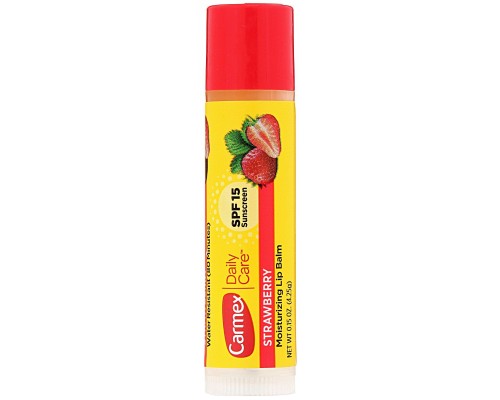 Бальзам для губ клубника Carmex (Lip Balm) 4.25 г