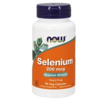 Селен без дріжджів Now Foods (Selenium) 200 мкг 90 капсул