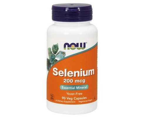 Селен без дрожжів Now Foods (Selenium) 200 мкг 90 капсул