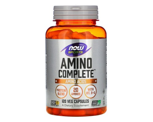 Комплекс аминокислот Now Foods (Amino Complete Sports) 120 капсул