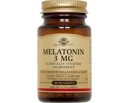 Мелатонин Solgar (Melatonin) 3 мг 60 таблеток Мелатонин Solgar (Melatonin) 3 мг 60 таблеток