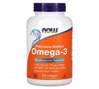 Омега-3 підтримка серця Now Foods (Omega-3 180 EPA/120 DHA) 200 капсул