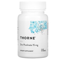 Цинк Пиколинат Thorne Research (Zinc Picolinate) 15 мг 60 капсул