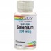 Селен без дрожжей Solaray (Selenium Yeast-Free) 200 мкг 90 капсул