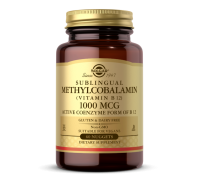 Сублінгвальна вітамін В12 Solgar (Sublingual Vitamin B12) 1000 мкг 60 капсул
