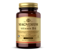 Магний с витамином B-6 Solgar (Magnesium With Vitamin B6) 133/8 мг 100 таблеток
