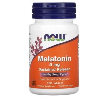 Мелатонін Now Foods (Melatonin) 5 мг 120 таблеток