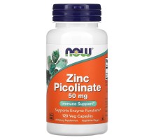 Пиколинат цинка Now Foods (Zinc Picolinate) 50 мг 120 растительных капсул